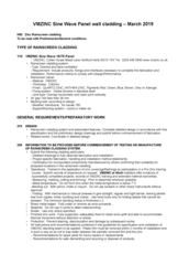 Specifications - Sine wave